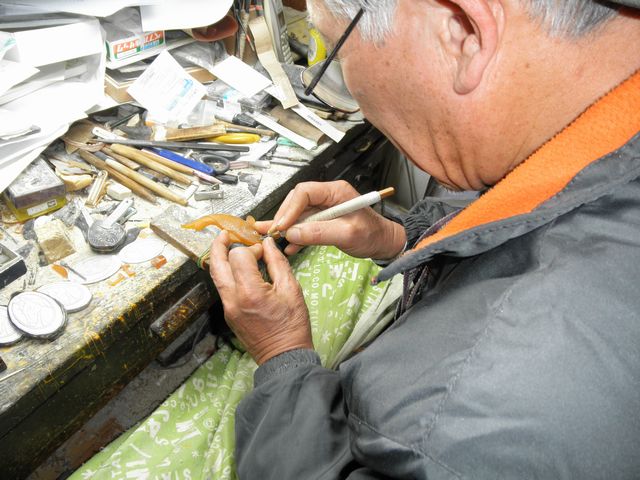 Nagasaki tortoise shell crafts - General Production Process