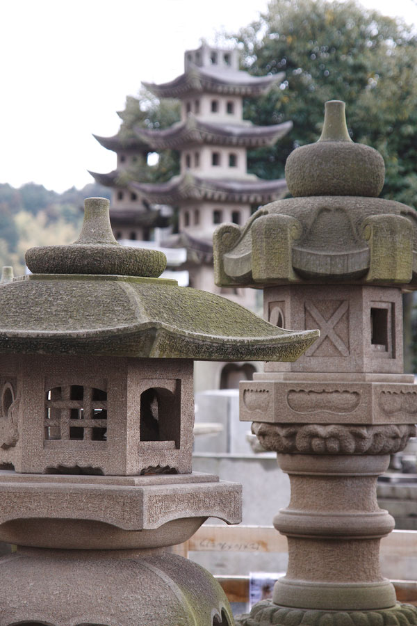 Izumo stone lanterns - General Production Process