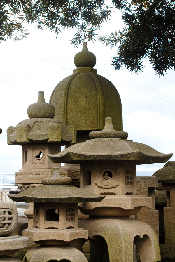 Izumo stone lanterns