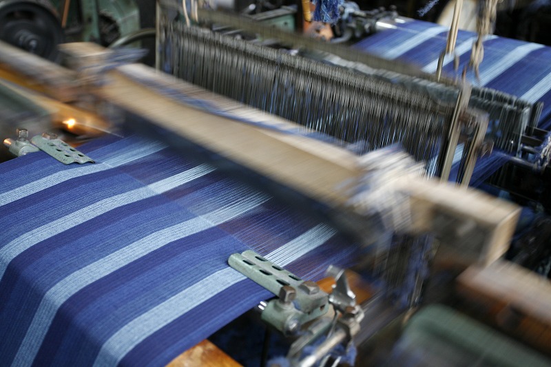 伝統工芸阿波正藍しじら織着物