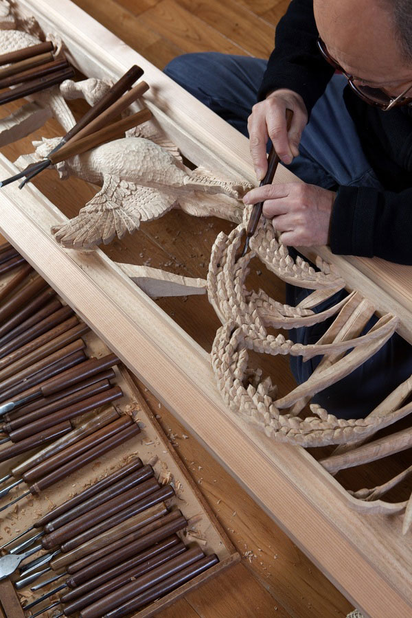 Inami wood carvings - General Production Process